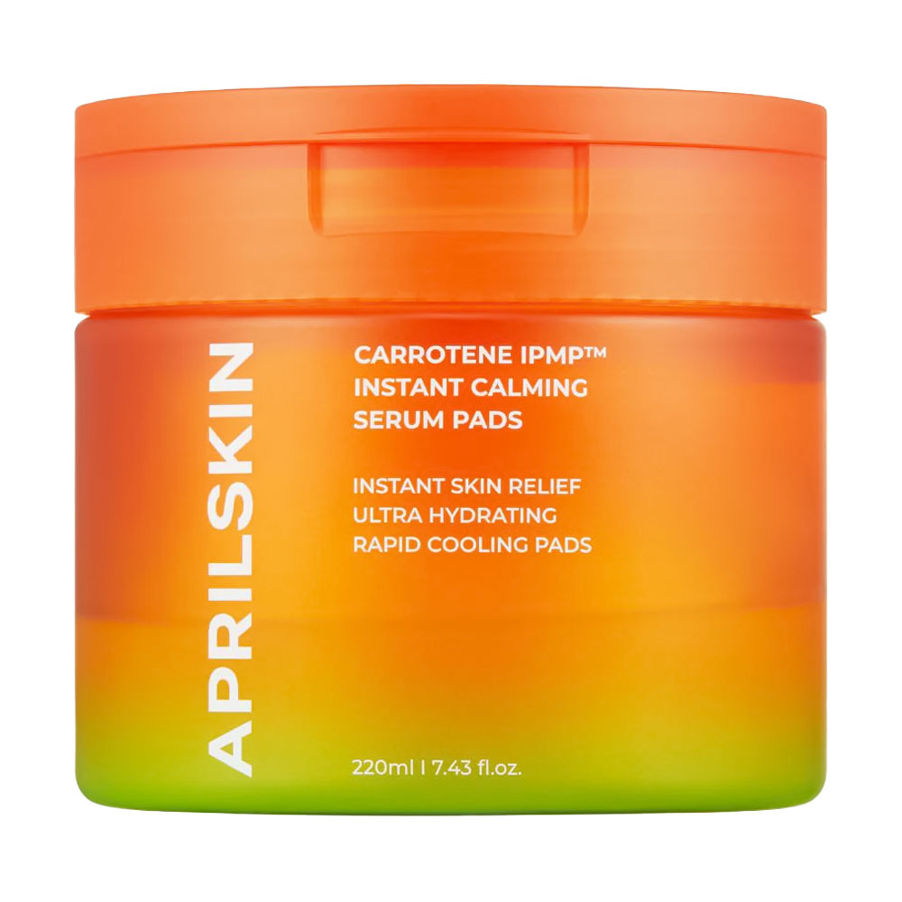 Заспокійливі педи для обличчя APRILSKIN Carrotene IPMP Instant Calming Serum Pads, 80 шт